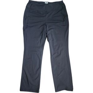 DULUTH Women's Pants Mx31 Black NoGA Classic Relaxed Pockets Pull On Straight